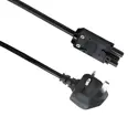 Mains Leads with 3 Pin UK Plug